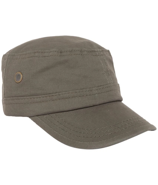 Zacharias Grey Cotton Mens Cap ( Pack of 1 ) - Grey