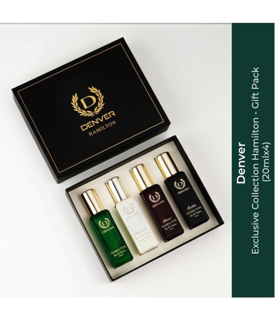 Denver Hamilton Luxury Perfume Gift Set - Hamilton, Caliber, Honour, Imeprial EDP - 20ML Each