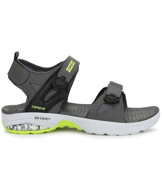 Campus - Dark Grey Mens Floater Sandals - None