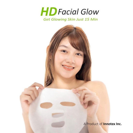 Masking facial sheet Mask for Glowing skin & Moisturization; Bamboo Based Sheet Mask for Women Men Each 20g (Combo of 6)