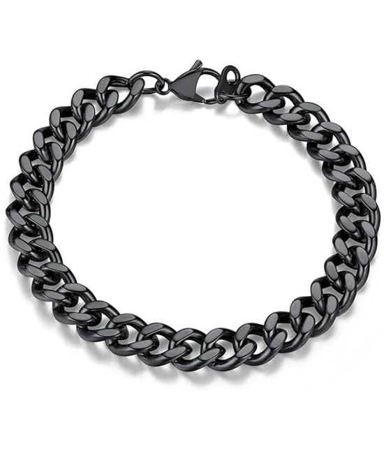 FASHION FRILL Black Bracelet ( Pack of 1 ) - None