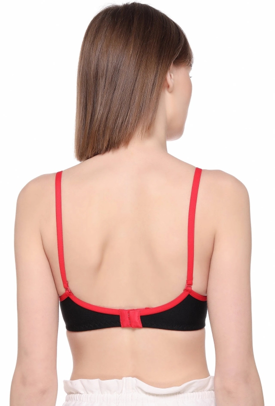 Womens SA-51 Red Cotton Rich Lightly Padded Multiway T-Shirt Bra-40 / C / Red