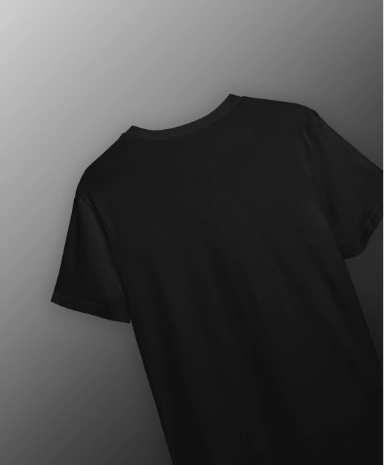 Gear Round Neck Regular Fit T-Shirt-XS / Black