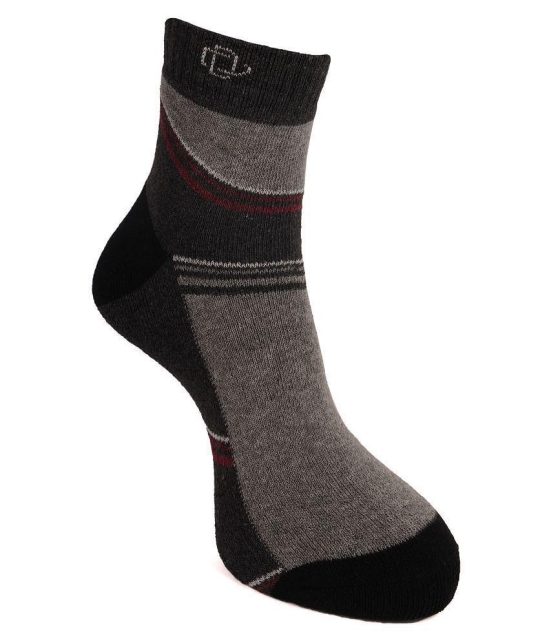 Dollar Socks Multi Casual Ankle Length Socks Pack of 3 - Multi