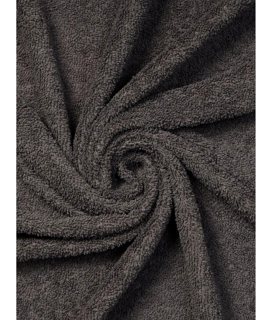 URBAN MAGIC - Cotton Grey Melange Solid Bath Towel ( 67x140 ) cm Below 300 -GSM ( Pack of 1 ) - Grey Melange