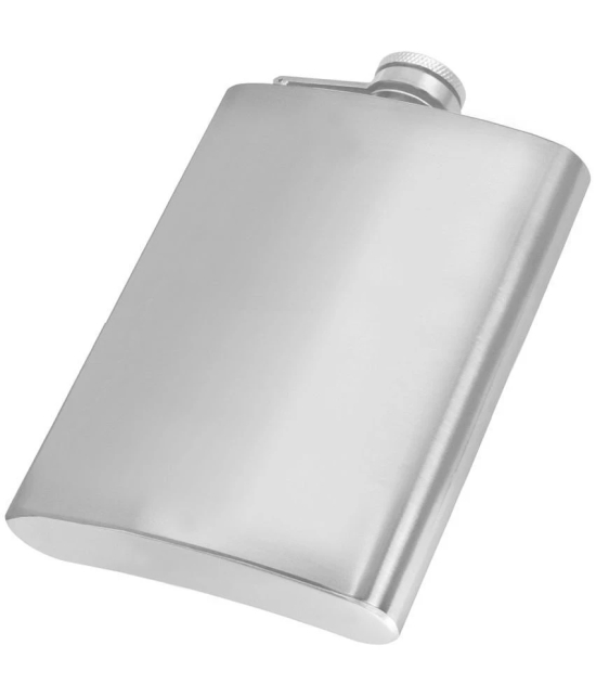 JMALL Steel Hip Flask - Silver