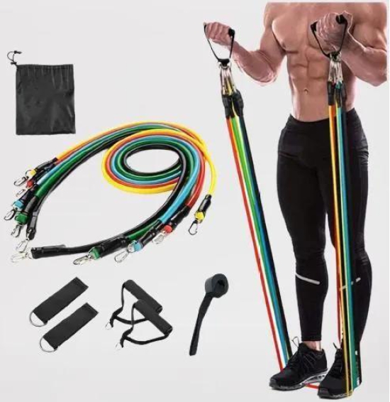 Double Toned Resistance Bands for Home Exercises