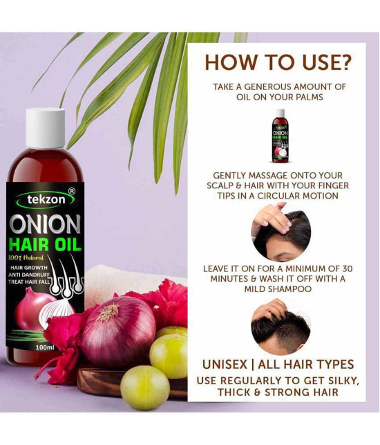 TEKZON Onion Oil for Hair Regrowth oil onion oil 100 mL