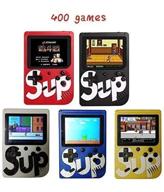 SUP 400 in 1 Retro Game Box Console Handheld Game , Run with AV Connecter TV, Display Size: 2.4In, Brightness is Fixed