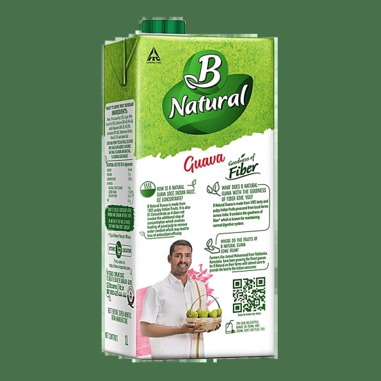 B Natural Guava Gush, 1000 Ml