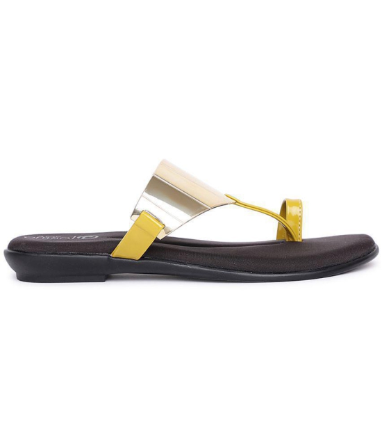 ORTHO JOY - Yellow Women's Flats - None