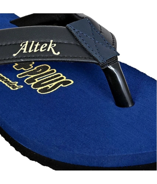 Altek - Navy Mens Thong Flip Flop - None