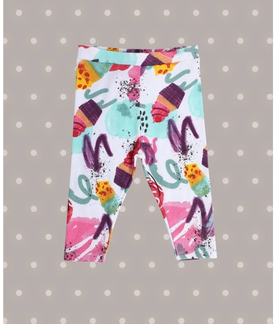 MINI KLUB White Cotton Legging For Baby Girl ( Pack of 1 ) - None