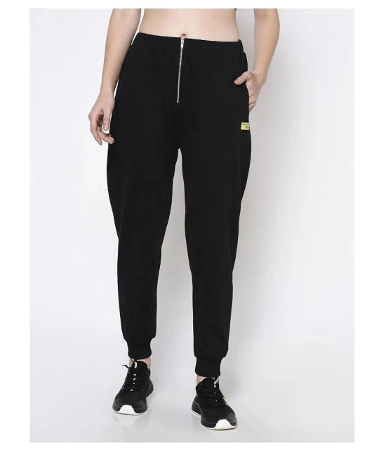 Rigo Black Cotton Joggers - S