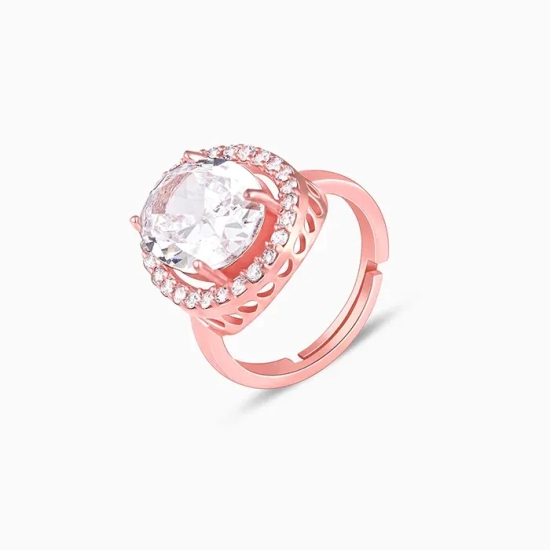 Anushka Sharma Rose Gold Solitaire Ring