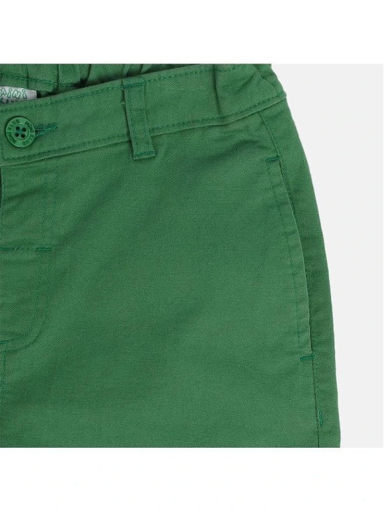 MINI KLUB - Green Cotton Boys Shorts ( Pack of 1 ) - None