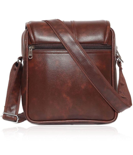 samtroh Brown P.U. College Bag - Brown