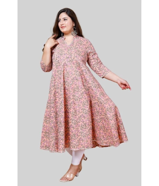 miravan - Multicoloured Cotton Womens Anarkali Kurti ( Pack of 1 ) - None