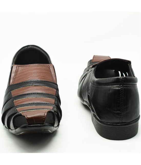 Dream Makers - Black Men's Sandals - None