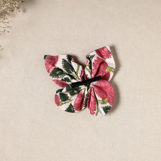 Handmade Fabric Butterfly Hair Clip 17