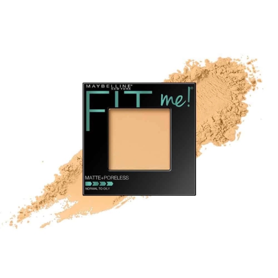 Maybelline Fit Me Matte Poreless Powder Makeup 130 Buff Beige