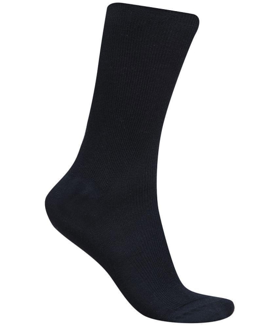 Dollar Cotton Blend Mens Self Design Blue Ankle Length Socks ( Pack of 3 ) - Blue