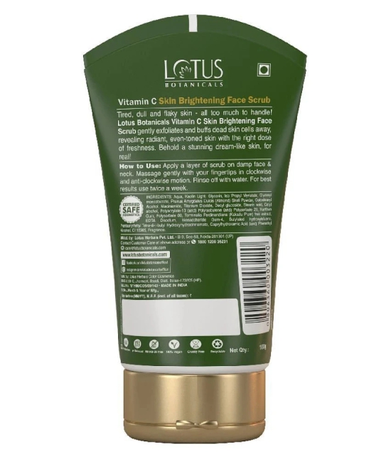 Lotus Botanicals Skin Bright. Face Scrub 100gm