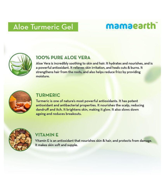 Mamaearth Aloe Turmeric Gel From 100% Pure Aloe Vera For Face, Skin & Hair with Turmeric & Vitamin E (150 ML)