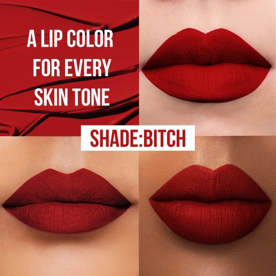 24 Hrs Non Transfer Matte Lipstick-Stay Basic!