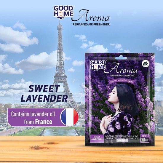 Good Home Aroma Perfumed Air Freshener- Sweet Lavender, 10g