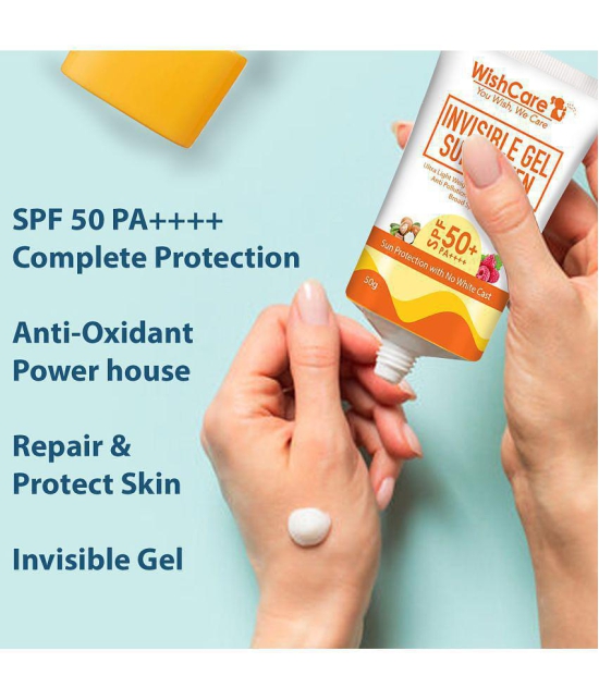 WishCare Sunscreen Cream SPF 50 PA+++ Medium 50 g