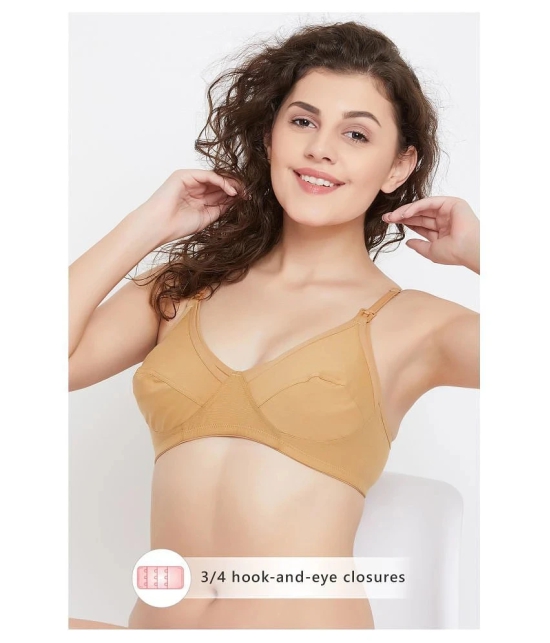 Clovia Beige Cotton Bra - 40B