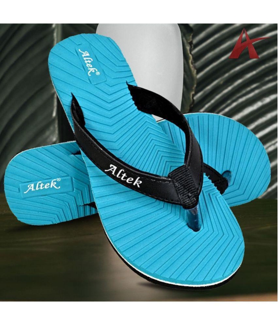 Altek - Turquoise Womens Flip Flop - None