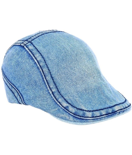 Zacharias Blue Cotton Mens Cap ( Pack of 1 ) - Blue