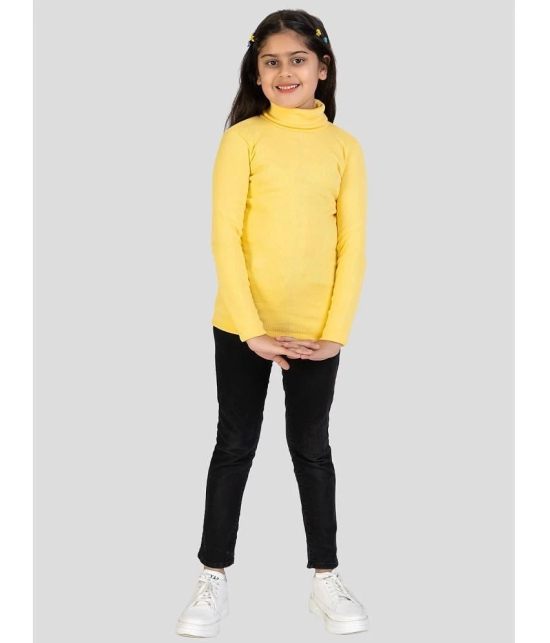 YHA - Yellow Fleece Girls T-Shirt ( Pack of 1 ) - None