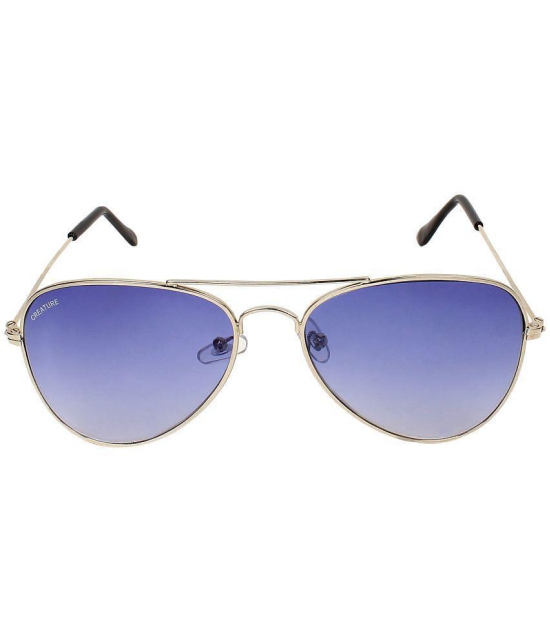 Creature - Blue Oval Sunglasses Pack of 1 - Medium