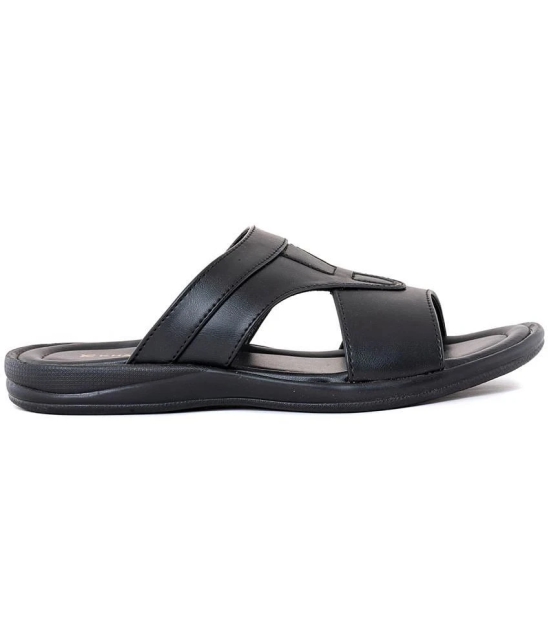 KHADIM - Black Mens Floater Sandals - None