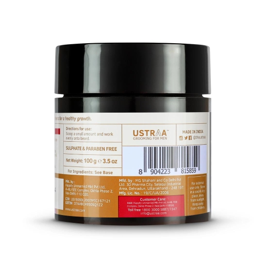 Ustraa Beard Softener Woody for Beard Care  100g