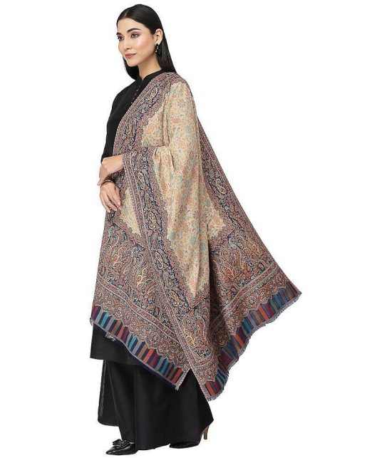 Anekaant Beige Self Design Shawl - ( Pack of 1 ) - Beige