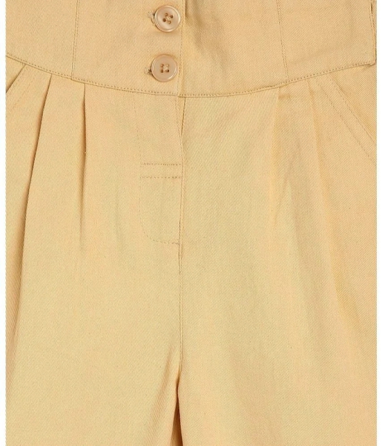 MINI KLUB Beige Woven Pant For Kids Girls - 8Y