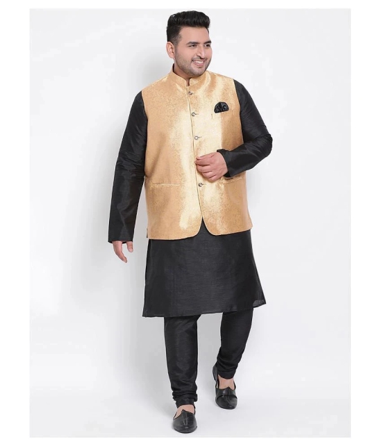 Hangup Multi Cotton Blend Nehru Jacket - None