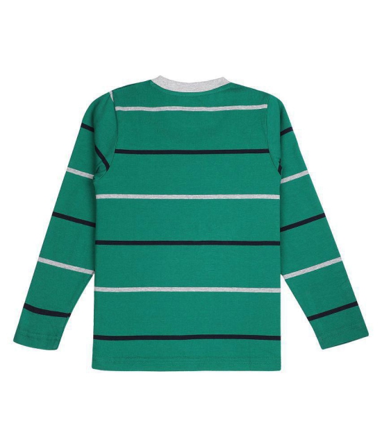 Proteens Boys Green Printed Round Neck T-Shirts - None