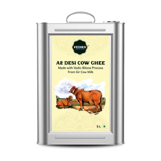 A2 Gir Cow Ghee 5L-5L Tin Can (Save 30%)