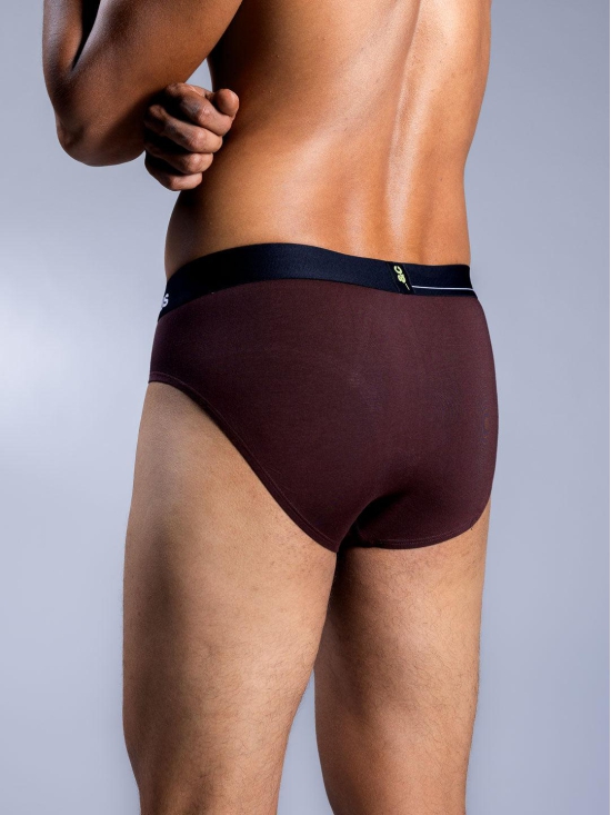 Men's Briefs - Umber-3XL