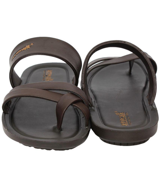 Aerowalk - Brown Men's Thong Flip Flop - None