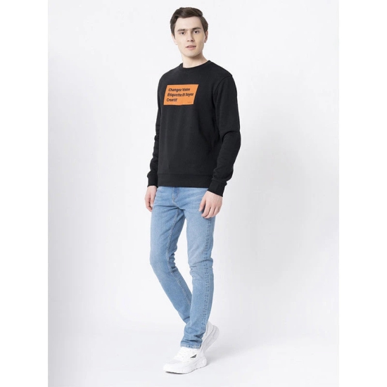 RedTape Black Casual Sweatshirt for Men | Full Sleeve | Round Neck