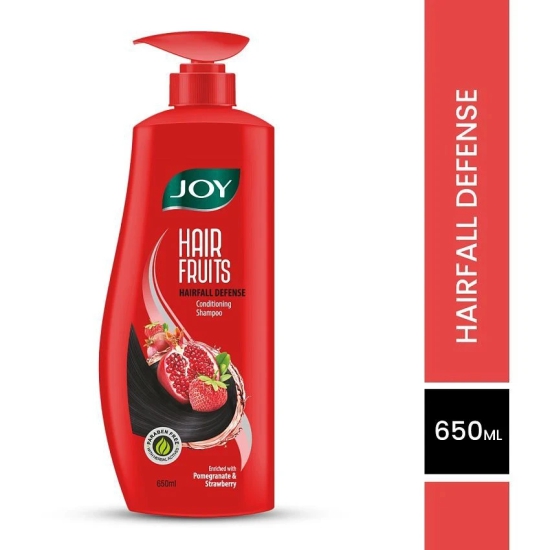 Joy Hairfall Defence Conditioning Shampoo Promotes Hair Growth 650ml, (Pack of 1)