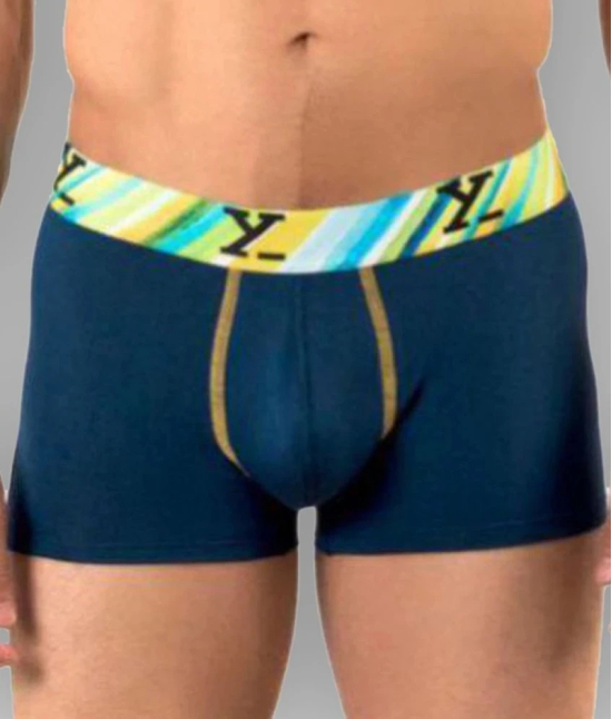 XYXX Pack of 3 Modal Mens Trunks ( Blue ) - M