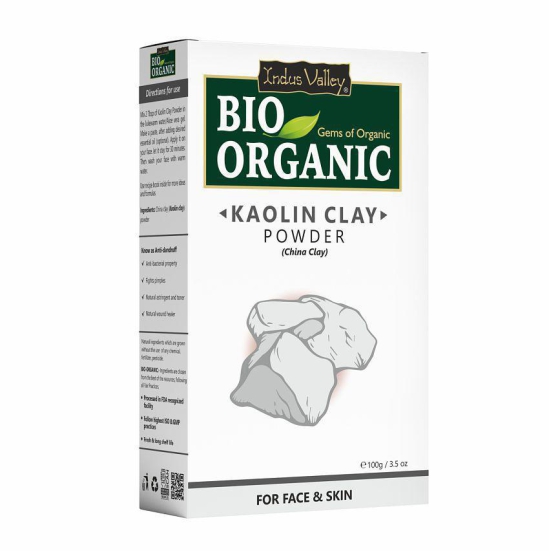 Indus Valley 100% Organic Kaolin Clay Powder 100g