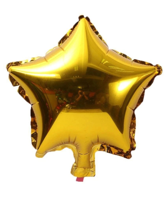 5 pcs Golden Foil Balloons Set of 5 ( 18 Inch)